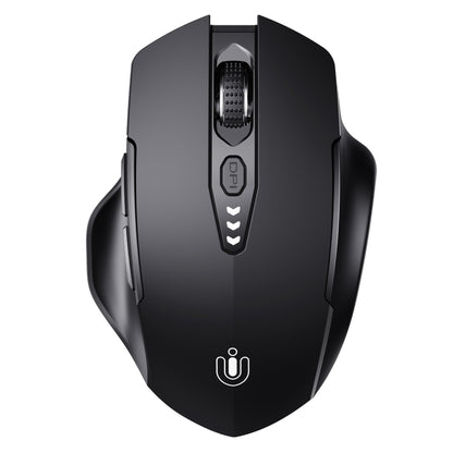 Bluetooth Mouse,[Upgraded] Wireless Mouse Rechargeable,Tri-Mode (BT 5.0/4.0+2.4G Hz),Computer Mouse with Visible Battery Level, 4 Adjustable DPI, Portable PC Mouse for MacBook Chromebook,Black 🍁 All In One Marketplace Canada