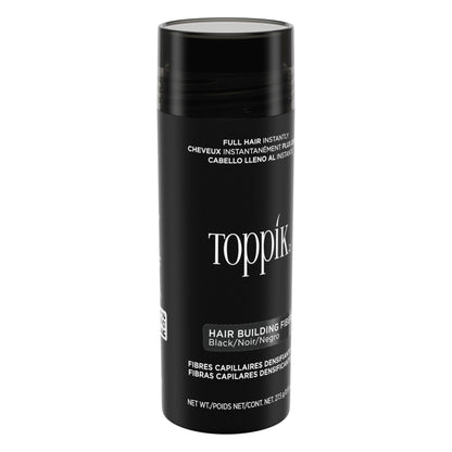 TOPPIK Hair Building Fibers, Black, VALUE SIZE 27.5 g, Fill In Fine or Thinning Hair, Instantly Thicker Looking, Multiple Shades for Men & Women 🍁 All In One Marketplace Canada