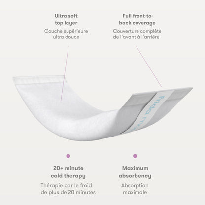 Frida Mom 2-in-1 Postpartum Pads, Absorbent Perineal Ice Maxi Pads, Instant Cold Therapy Packs and Maternity Pad in One, 8ct 🍁 All In One Marketplace Canada