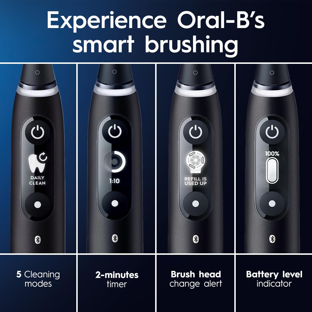 Oral-B iO4 Electric Toothbrush, for a Gentle Clean and Healthier Gums, White, Rechargeable Electric Toothbrushes, iO Series 4 with 1 Power Toothbrush, 1 Brush Head, and 1 Travel Case 🍁 All In One Marketplace Canada