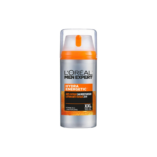 L’Oréal Paris Men Expert Hydra Energetic XXL Anti Fatigue Daily Non Greasy Moisturizer for Men with Vitamin C & Protein, 24HR Hydration, For Dry and Dull Skin, Reduces the Look of Fine Lines, 100ml 🍁 All In One Marketplace Canada