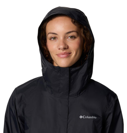 Columbia Womens Arcadia II Waterproof Rain Jacket, Black, Small 🍁 All In One Marketplace Canada