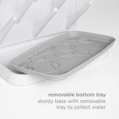 Ubbi Vertical Baby Bottle Drying Rack, Countertop Drying Rack Baby Accessory, Grey 🍁 All In One Marketplace Canada