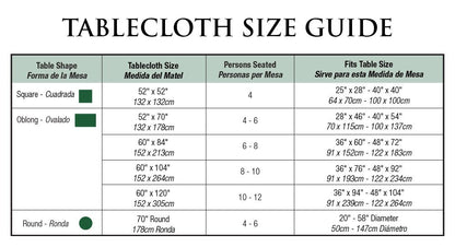 DII 100% Cotton, Machine Washable, Printed Halloween Tablecloth 52 x 52, Seats 4 People, Black Stars & Spiders