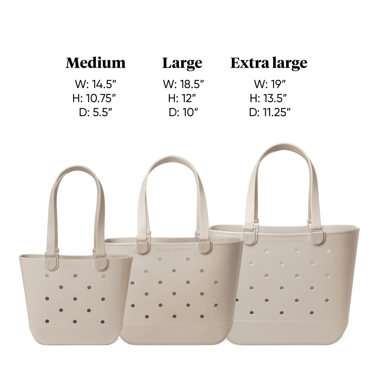 Simple Modern Waterproof Rubber Beach Bag | Extra Large | Green 🍁 All In One Marketplace Canada