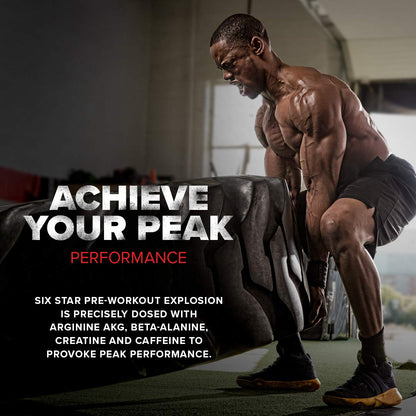 Six Star Pre-Workout Explosion for Men & Women, Fruit Punch (30 Servings) 🍁 All In One Marketplace Canada