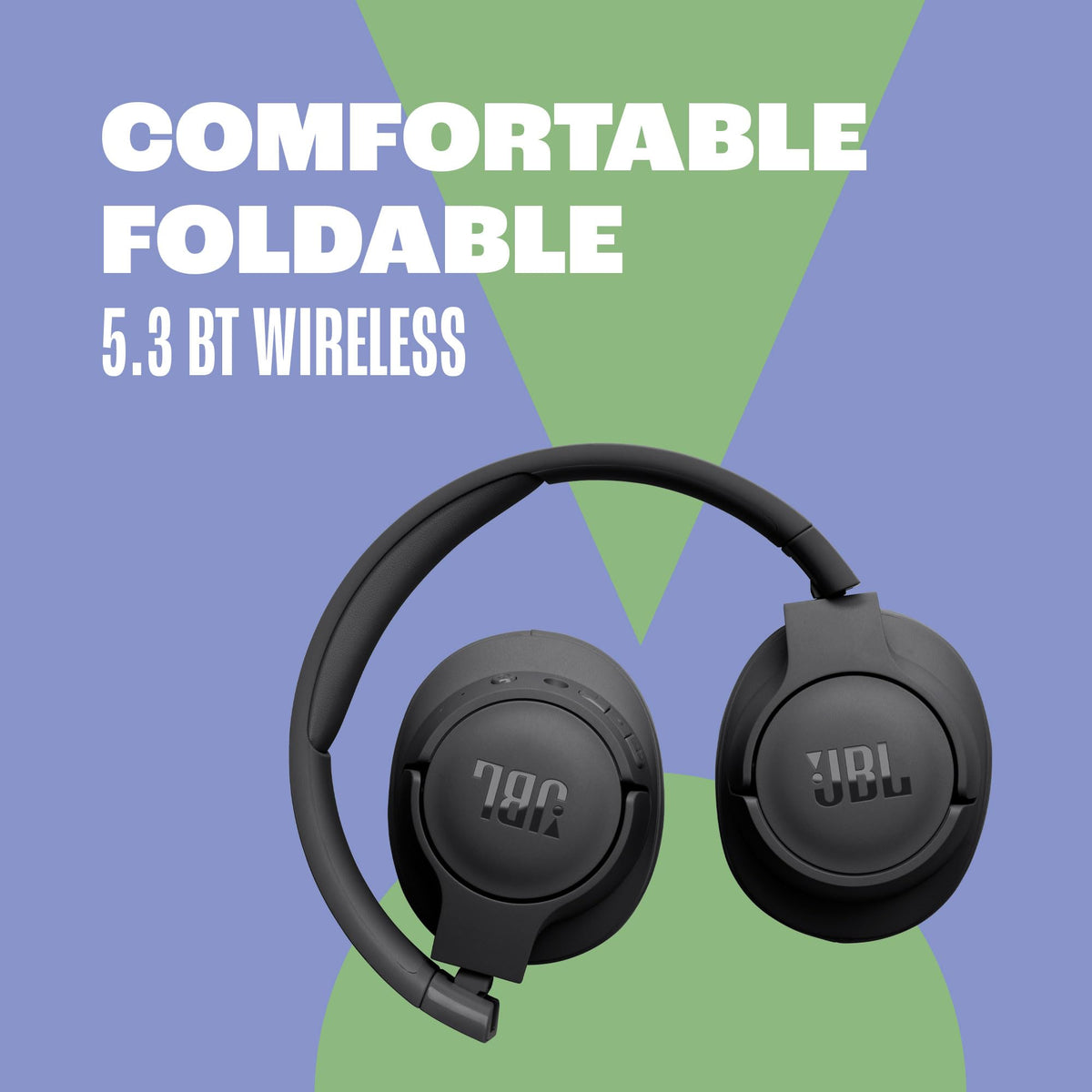JBL Tune 720BT - Wireless Over-Ear Headphones with JBL Pure Bass Sound, Bluetooth 5.3, Up to 76H Battery Life and Speed Charge, Lightweight, Comfortable and Foldable Design (Lavender) 🍁 All In One Marketplace Canada