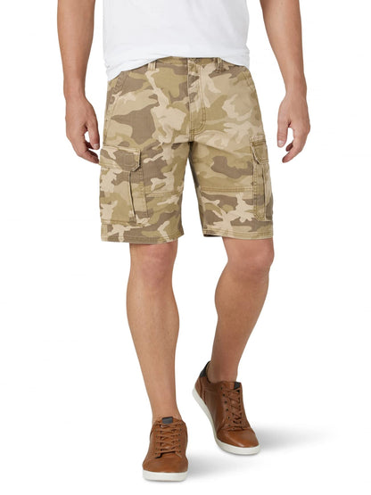 Wrangler Authentics Men's Classic Relaxed Fit Stretch Cargo Short Big & Tall Classic Relaxed Fit Stretch Cargo Shorts, Jungle Elmwood Camo, 36 🍁 All In One Marketplace Canada