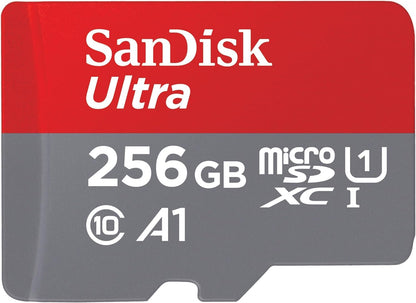 SanDisk 256GB Ultra microSDXC UHS-I Memory Card with Adapter - Up to 150MB/s, C10, U1, Full HD, A1, MicroSD Card - SDSQUAC-256G-GN6MA 🍁 All In One Marketplace Canada
