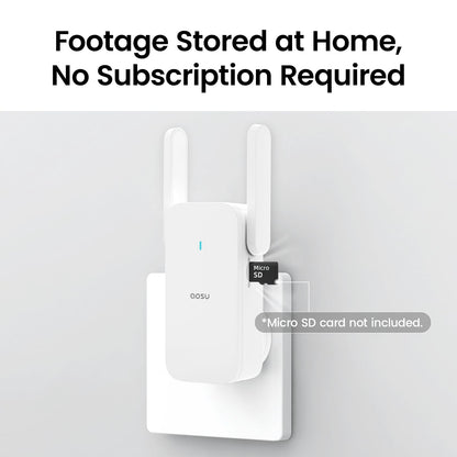 AOSU Doorbell Camera Wireless Outdoor, Battery-Powered Video Doorbell with Chime, 2K Resolution, Save Locally or to The Cloud, 2.4GHz WiFi, 180-Day Battery Life, Work with Alexa & Google Assistant 🍁 All In One Marketplace Canada