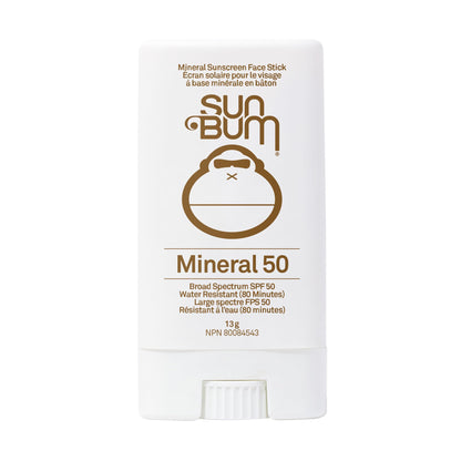 Sun Bum Mineral Spf 50 Sunscreen Face Stick | Vegan and Reef friendly (Octinoxate & Oxybenzone Free) Broad Spectrum Natural Sunscreen with Uva/uvb Protection | .45 Oz, 0.45 ounces NPN# 80084543 🍁 All In One Marketplace Canada
