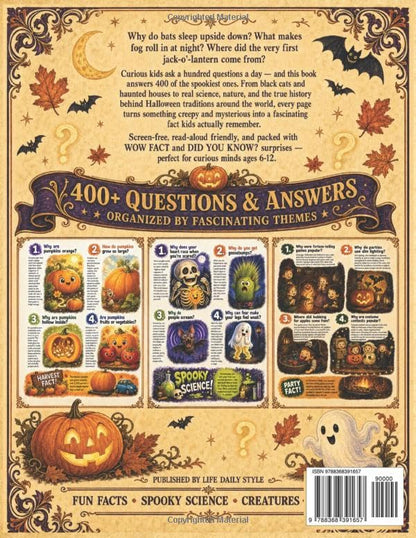 The Big Halloween Book of Why: 400 Spooky Questions & Amazing Answers for Curious Kids Ages 6-12 | Fun Facts, Creepy Trivia & Fall Activity Fun