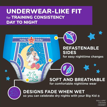 Huggies Size 5 Diapers, Boys Potty Training Underwear, Easy Open Training Pants 3T-4T, Pull-Ups Night-Time for Toddlers, 60ct, Giga Pack (Packaging May Vary) 🍁 All In One Marketplace Canada