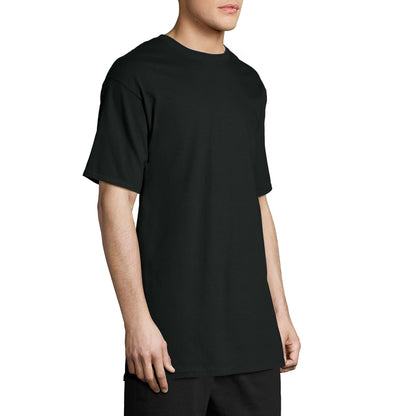 Hanes Mens Men's Beefy Tall Short Sleeve Tee Value Pack (2-Pack) Fashion t Shirts, Black, XX-Large Tall US 🍁 All In One Marketplace Canada