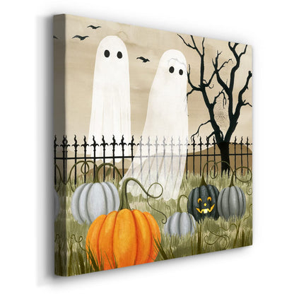 Renditions Gallery Modern Canvas Wall Art Pictures for Office Decorations Halloween Hunted Pumpkin Patch Premium Wall Hanging Wooden Artwork for Livingroom Kitchen Paintings - 10"X10" LT508
