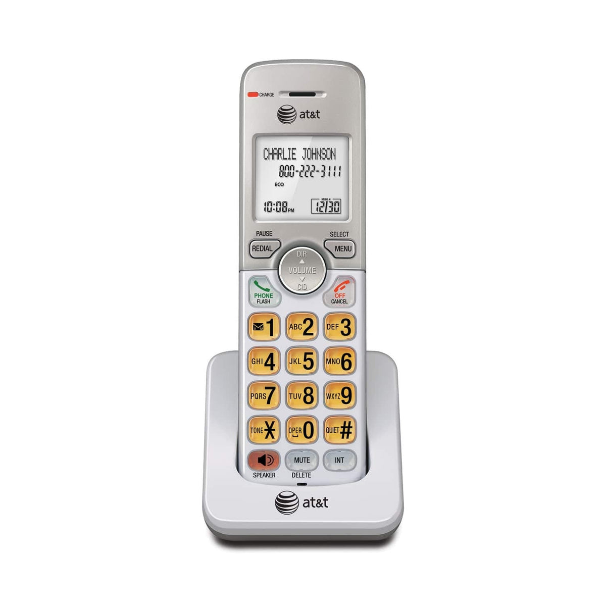 AT&T DECT 6.0 2 Cordless Phones with Caller ID, Handset Speakerphones, White and Grey 🍁 All In One Marketplace Canada