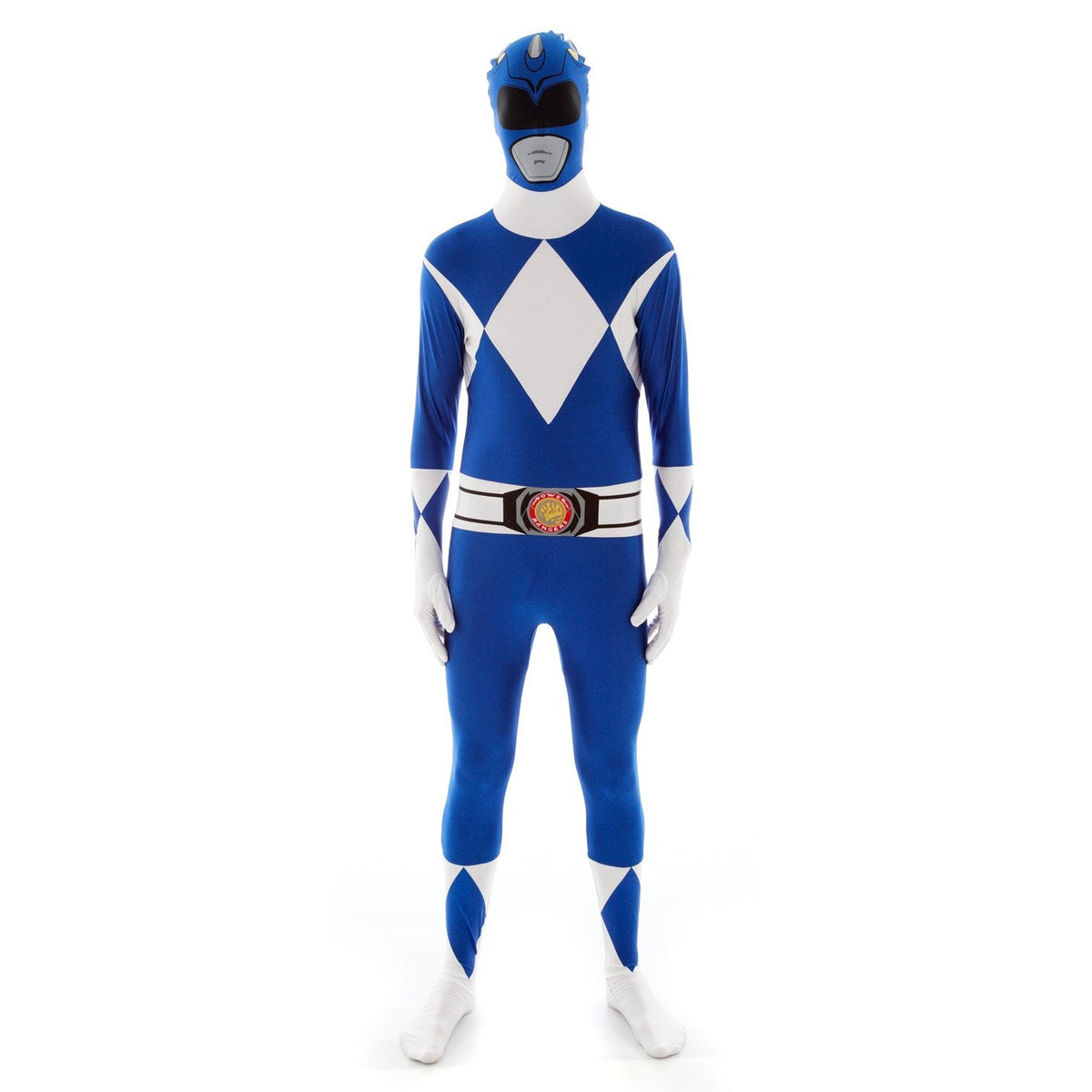 Morphsuits Blue Power Ranger Costume Adults, Halloween Costume Men, XL