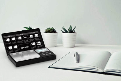 MAXUS Precision Pocket Scale 500g x 0.01g, Digital Gram Scale with Tray, Small Food Scale, Jewelry Scale, Ounces Grains Scale with Backlit LCD 🍁 All In One Marketplace Canada