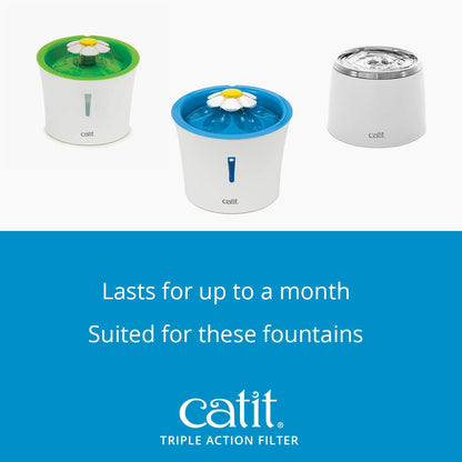 Catit Triple Action Fountain Filter - 12 Pack 🍁 All In One Marketplace Canada