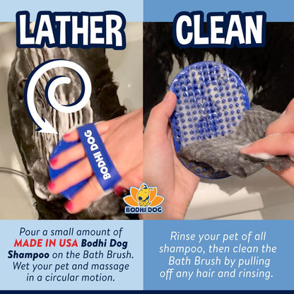 Bodhi Dog Bath Brush | De shedding Dog Brush | Hair Removing for Long Hair Dog Brush | Dog Brush for Short Haired Dogs | Dog Accessories Rubber Curry Brush | Dog Shampoo Brush 🍁 All In One Marketplace Canada