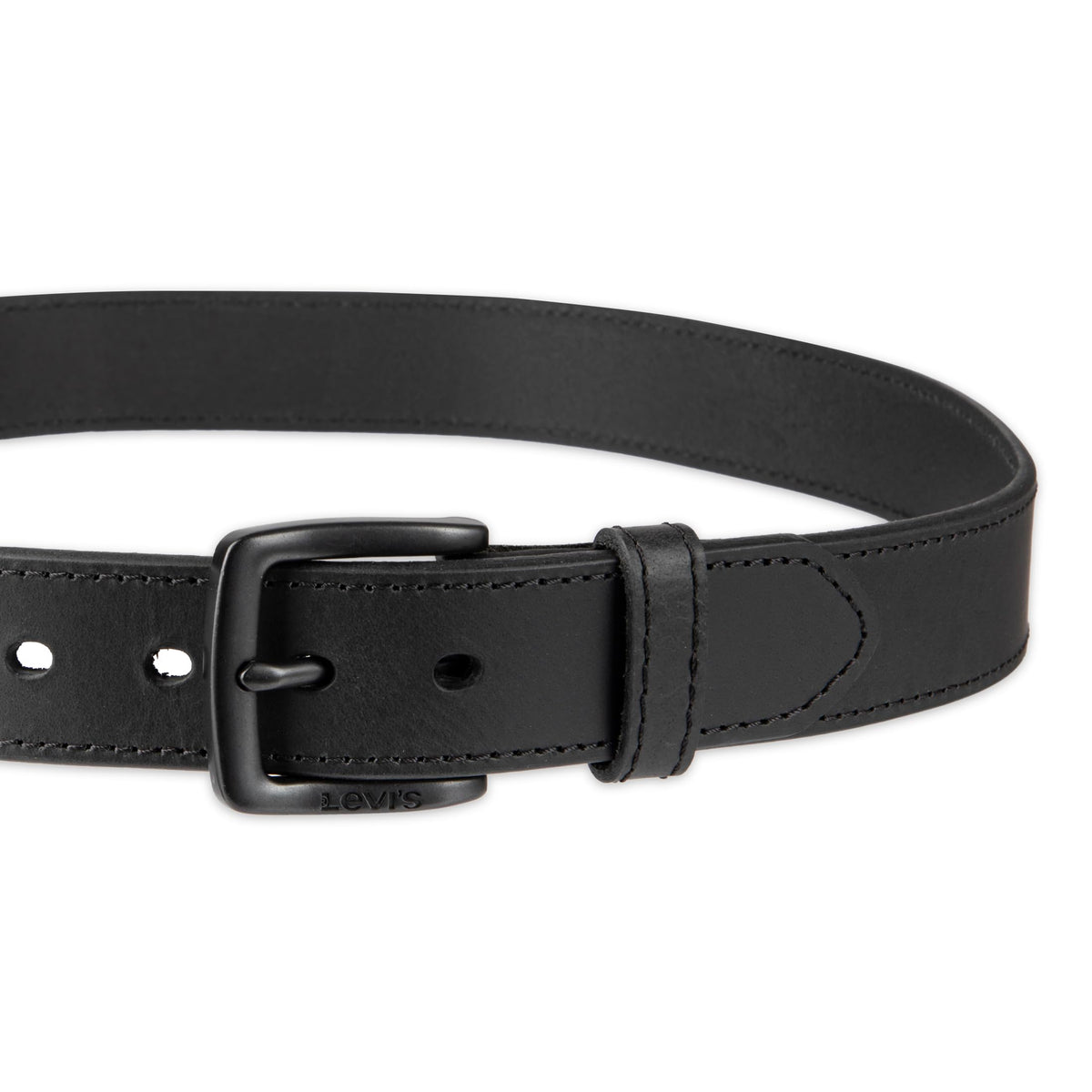 Levi's Casual Belt-Dress for Men Jeans with Thick Strap and Buckle, Matte black, Large (38-40) 🍁 All In One Marketplace Canada
