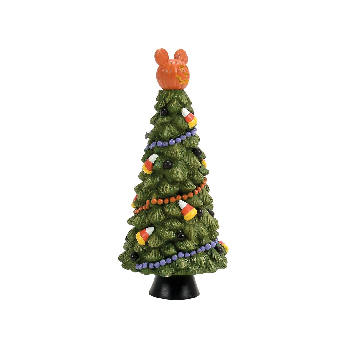 Department 56 Disney Halloween Village Accessories Pumpkintown Manor Tree Figurine, 6.625 Inch, Multicolor