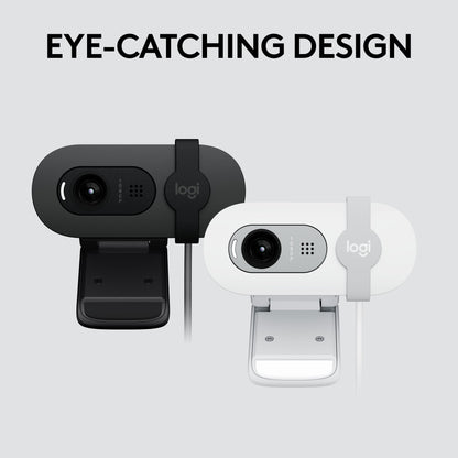Logitech Brio 101 Full HD 1080p Webcam for Meetings, Streaming, Desktop, Laptop, PC - Built-in Mic, Shutter, Works with Zoom, Microsoft Teams, Nintendo Switch 2’s New GameChat Mode, USB-A,-Black 🍁 All In One Marketplace Canada