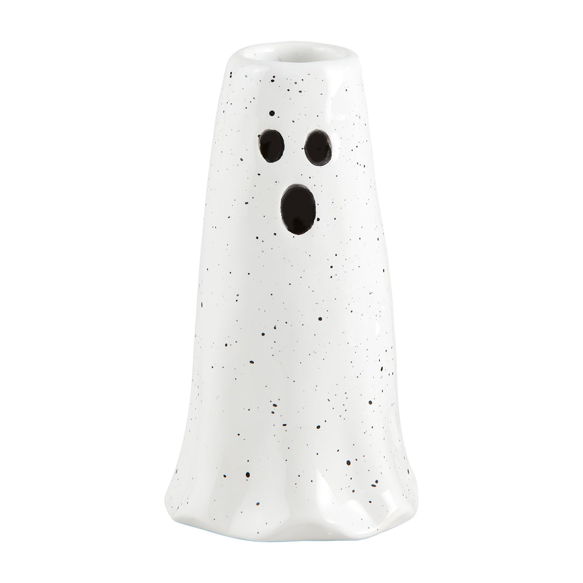Mud Pie Ghost Vase, Medium Halloween Flower Vase for Fall Home Decor