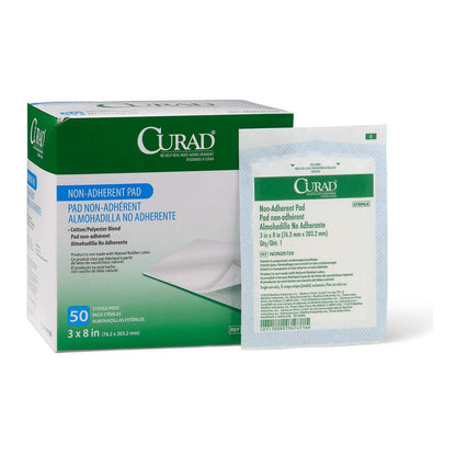 CURAD Sterile Non-Adherent Pad, 3x8 (Pack of 50) 🍁 All In One Marketplace Canada