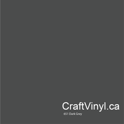 Oracal 651 Glossy Dark Grey Vinyl #073 sheets and rolls