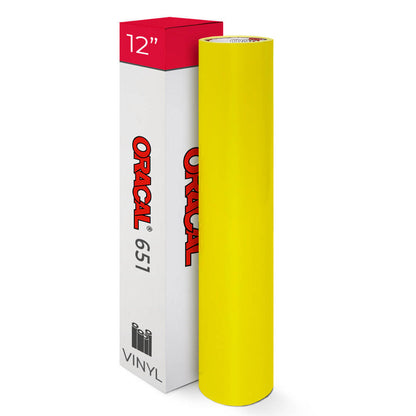 Oracal 651 Glossy Brimstone Yellow #025sheets and rolls