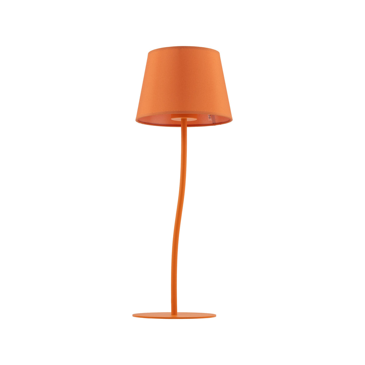 NICOLA Orange Mid-Century Modern Nachtlampe für Schlafzimmer, Wohnzimmer & Büro – Retro Akzentbeleuchtung