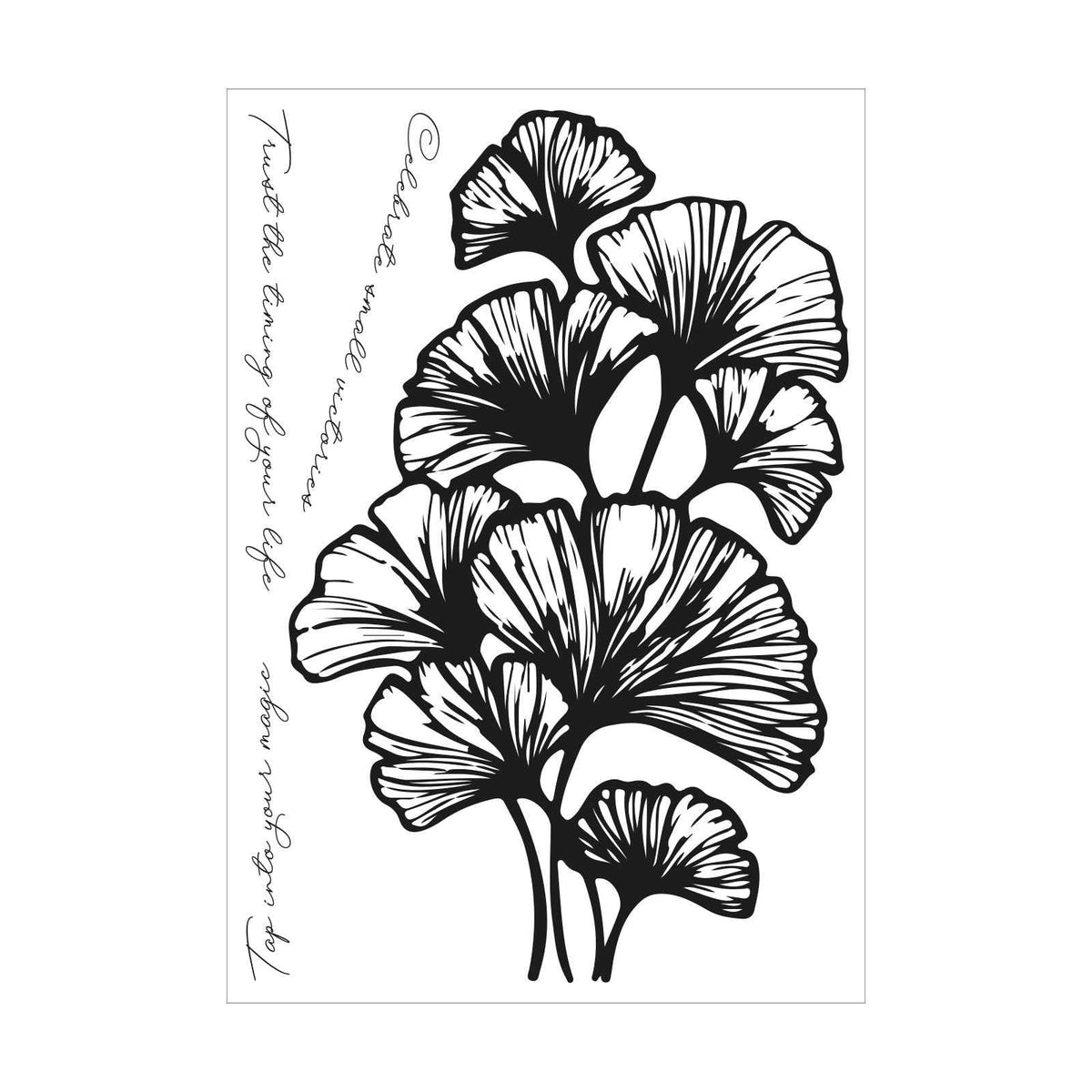Sizzix Clear Stamps Set 4PK Cosmopolitan, Inspire by Stacey Park