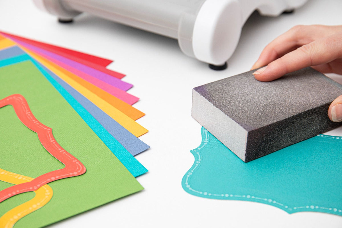 Sizzix Surfacez Revealz Sandable Cardstock, A6, Jewel, 40PK