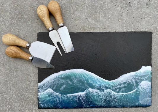 Natural Slate Charcuterie Board - AURABAGS SHOP