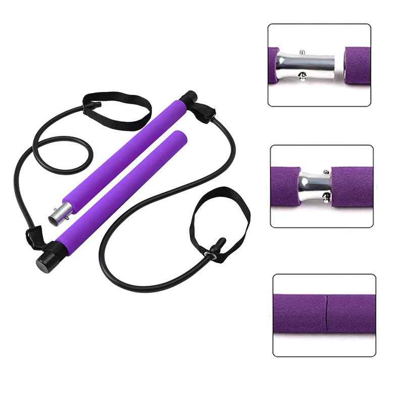 Portable Resistance Bands Set – Fitness, Yoga & Pilates Home Workout Equipment