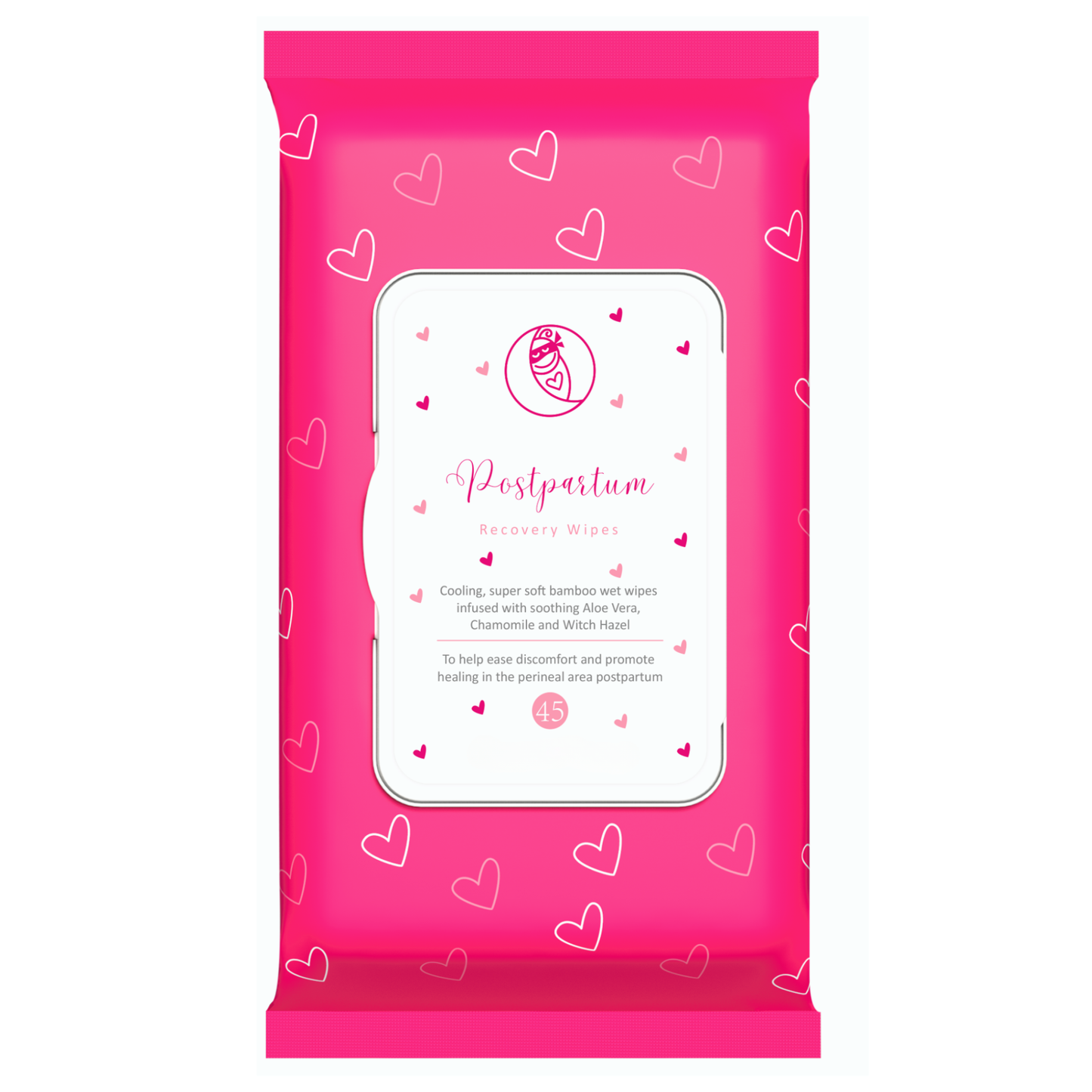 Postpartum Perineal Witch Hazel Recovery Wipes/ Pad Liners.