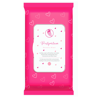 Postpartum Perineal Witch Hazel Recovery Wipes/ Pad Liners.