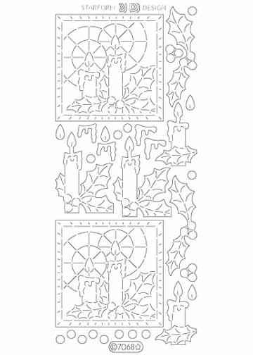 Deco Stickers - 3D Candles