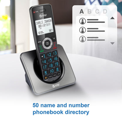 AT&T GL2101-2 DECT 6.0 Cordless Home Phone 2-Handset with Call Block, Caller ID, Full-Duplex Handset Speakerphone, 2" White Backlit Display, Lighted Keypad, Graphite & Black 🍁 All In One Marketplace Canada