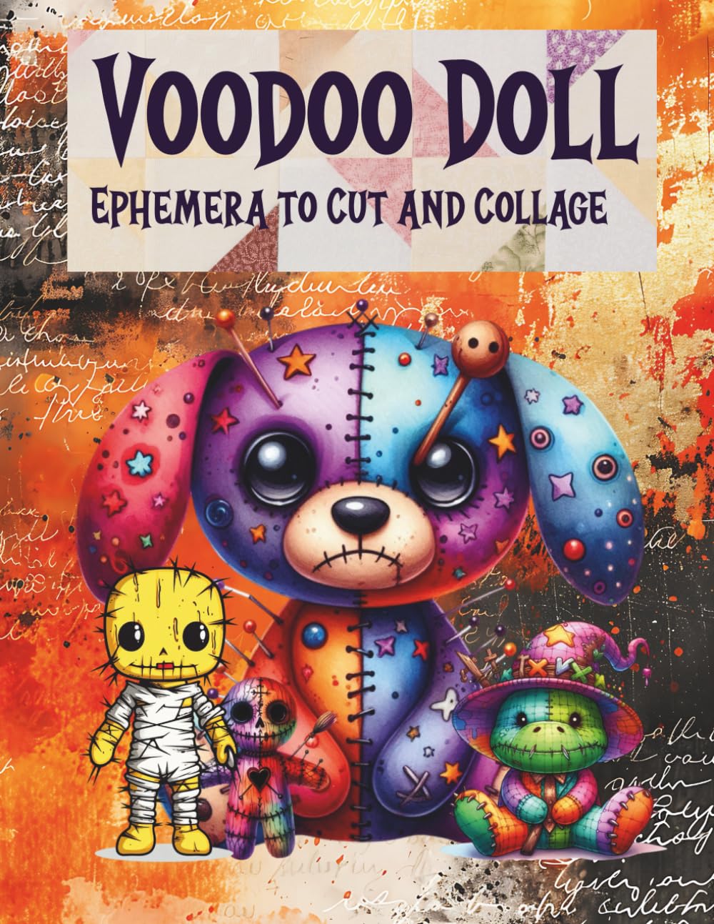 Voodoo Doll Ephemera: Cut and Collage for Halloween and Autumn, Pumpkins for Scrapbooks, Cards, Planners, Mixed Media, Junk Journals, Paper Crafts, Art Journaling, Artist Trading Cards, Kid School Projects, Vision Boards