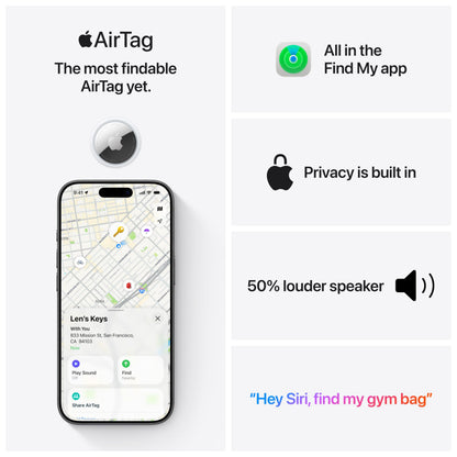 Apple AirTag 1 Pack (2nd Generation) 🍁 All In One Marketplace Canada