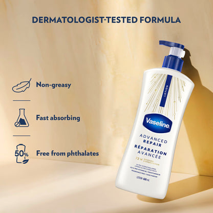 Vaseline Intensive Care Advanced Repair Unscented Body Lotion for Dry Skin with 48H Moisture + Ultra hydrating lipids, 600 ml (3-pack) 🍁 All In One Marketplace Canada