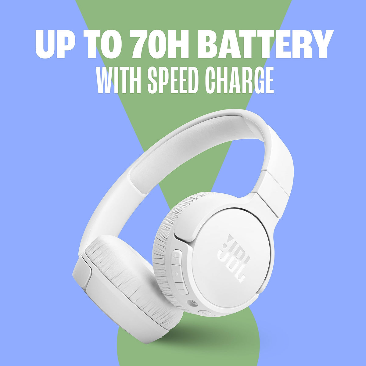 JBL Tune 670NC - Adaptive Noise Cancelling with Smart Ambient Wireless On-Ear Headphones, Up to 70H Battery Life with Speed Charge, Lightweight, Comfortable and Foldable Design (Blue) 🍁 All In One Marketplace Canada