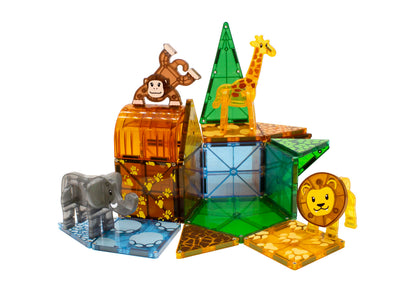 MAGNA-TILES Safari Animals 25-Piece Magnetic Construction Set, The Original Magnetic Building Brand 🍁 All In One Marketplace Canada