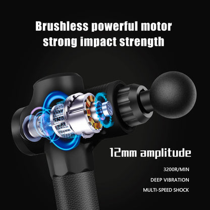 TAIJIMA Deep Tissue Massage Gun for Athletes - Handheld Muscle Massager with 10 Attachments, 30 Speed Levels, LCD Touch Screen, 2000mAh Battery, Low Noise, Portable Gift Box (Black) 🍁 All In One Marketplace Canada