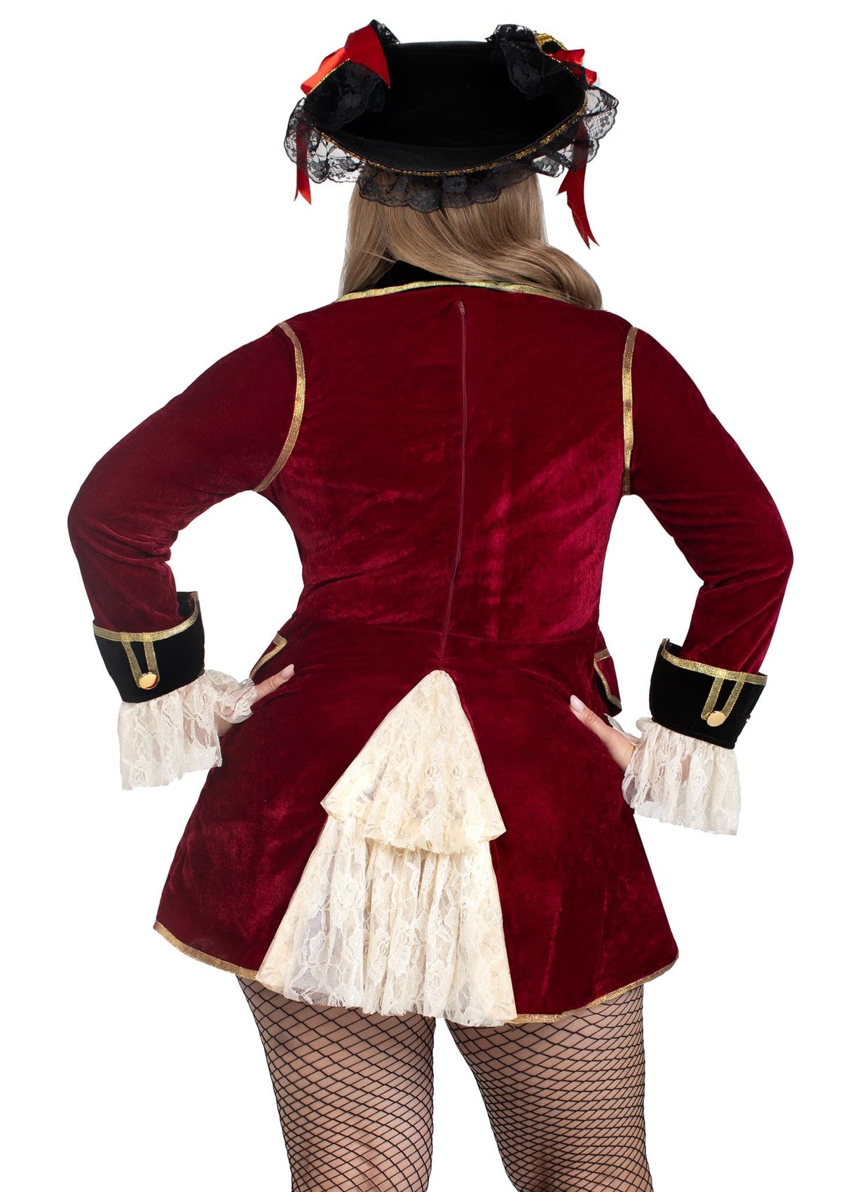 Leg Avenue womens Captivating Captain Halloween Pirate Costume, Multicolor, 3X / 4X