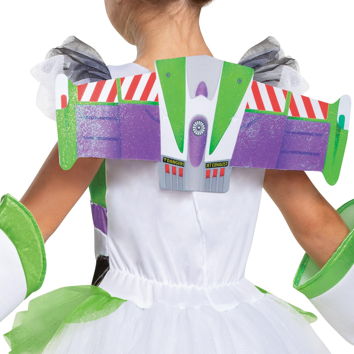 Disney Toy Story Buzz Lightyear Costume Tutu, Officially Licensed Halloween Costume Outfit, Kids Size (4-6x)