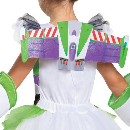 Disney Toy Story Buzz Lightyear Costume Tutu, Officially Licensed Halloween Costume Outfit, Kids Size (4-6x)