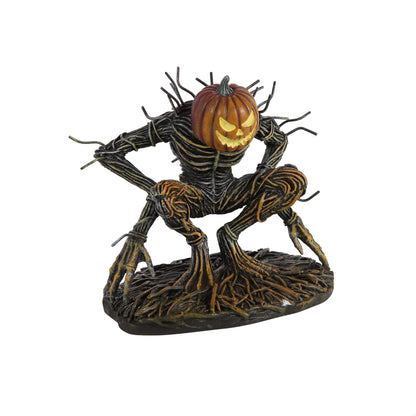 Department 56 Village Collection Accessories Halloween Scarecrow Grapevine of Wrath Figurine, 3.86 Inch, Multicolor